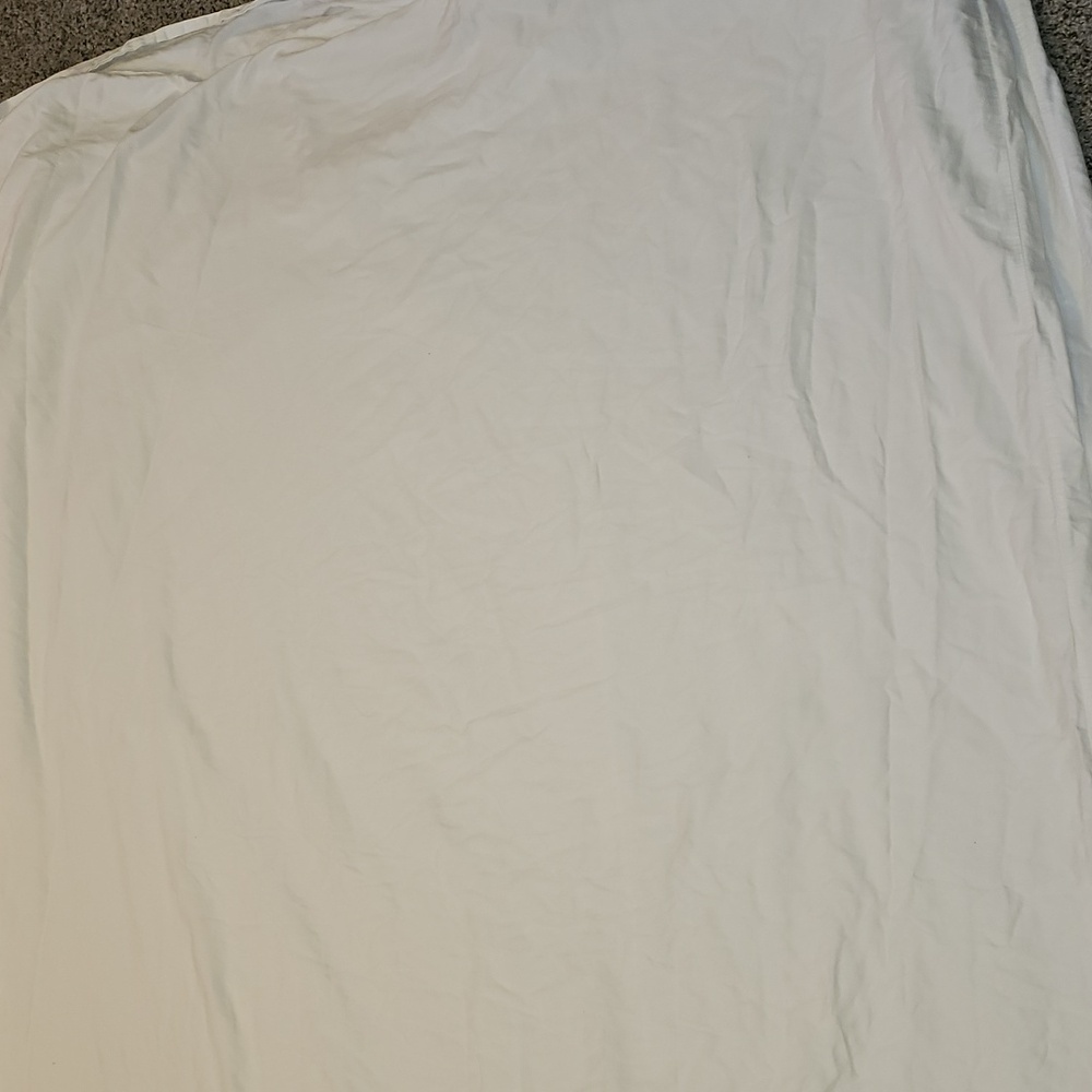 Final $! Pottery Barn Creamy White King Cal King Duvet Egyptian Cotton - Picture 5 of 14